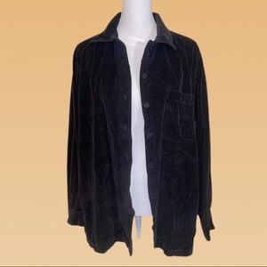 Corduroy Black Jacket